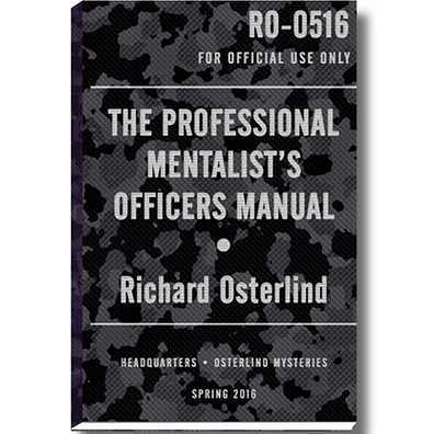 The Professional Mentalist's Officers Manual  by Richard Osterlind - Book